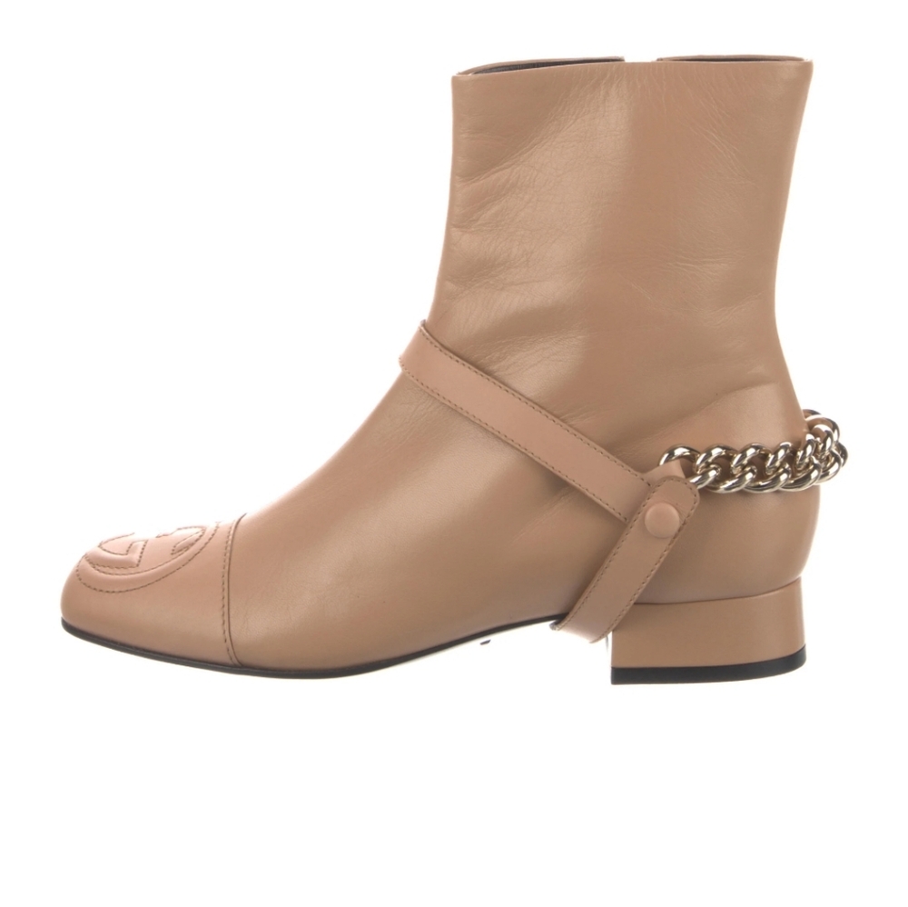New. Gucci soho  GG  ankle boot, side zipper - Picture 3 of 13